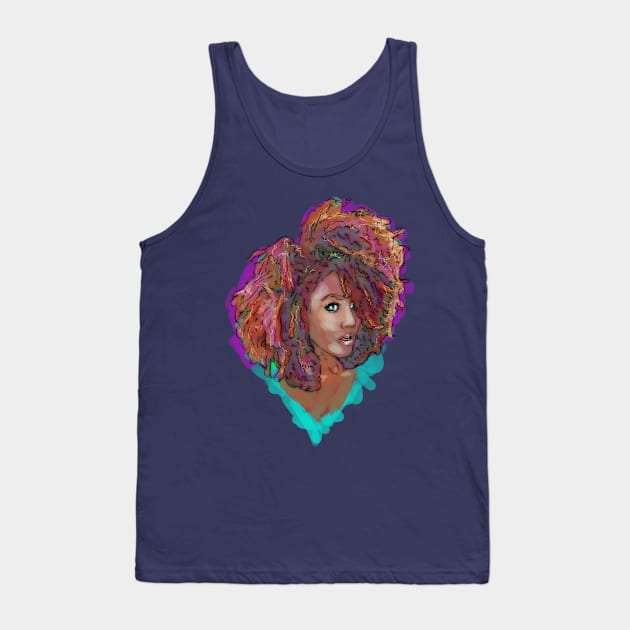 Good Hair Day Tank Top by Beanzomatic